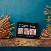 I Love YouパパKeepsake 数々の Photo フォトプラーク (側面)