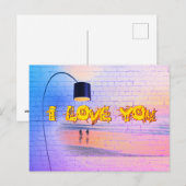 I Love Youポストカード ポストカード (正面/裏面)