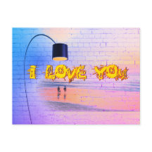 I Love Youポストカード