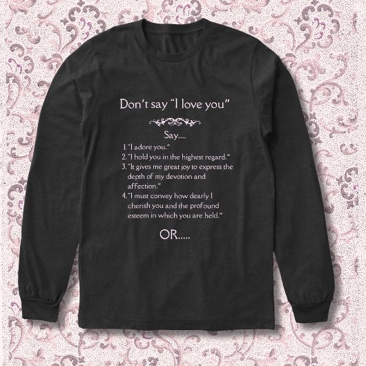 「I Love You」と言うな 高尚な英語 トライブレンドＴシャツ
