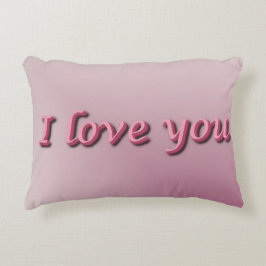I love you. アクセントクッション