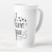 i love you カフェラテマグ (右アングル)