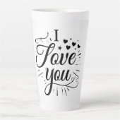 i love you カフェラテマグ (正面)