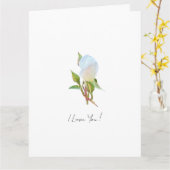 I Love You カード (黄色い花)