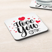 I love you  コースター (左側)