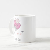 I love you コーヒーマグカップ (正面左)