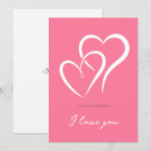 I love you シーズンカード (正面/裏面)