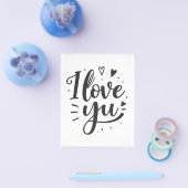 i love you チラシ (シングル)