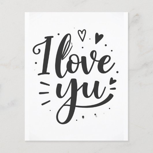 i love you チラシ (正面)