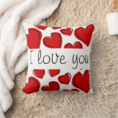 I Love You -ハート クッション (ブランケット)