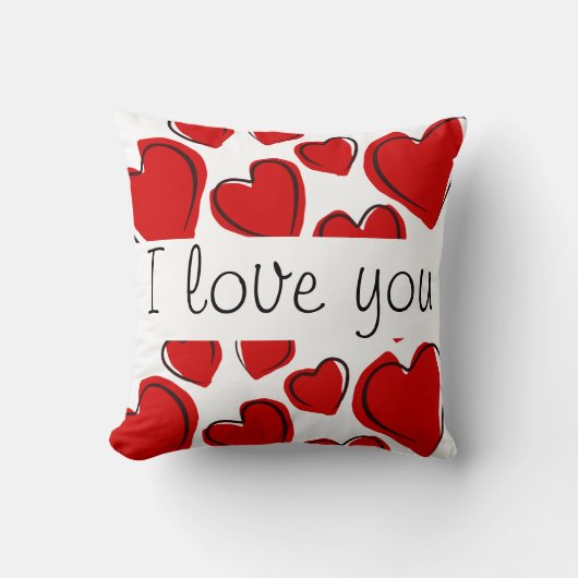 I Love You -ハート クッション (正面)