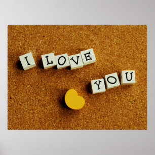 「I Love You」ポスター ポスター
