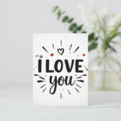 I love you ポストカード (スタンド正面)