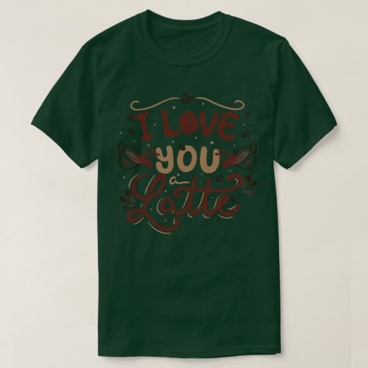 I Love You aラテby Tobe Fonseca Tシャツ (デザイン正面)