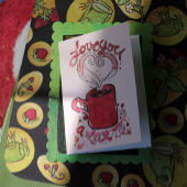 I love you a latte カード