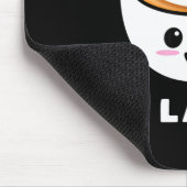 I Love You A Latte Funny Cute Coffee Heart Valenti マウスパッド (コーナー)