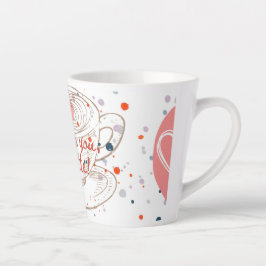 I love you a latte mug latte mug  カフェラテマグ