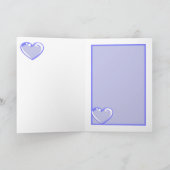 I Love You A Lot Folded Greeting Card カード (内部)