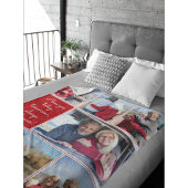 I Love You Always & Forever Modern 6 Photo Collage フリースブランケット