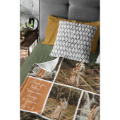 I Love You Always & Forever Modern 6 Photo Collage フリースブランケット