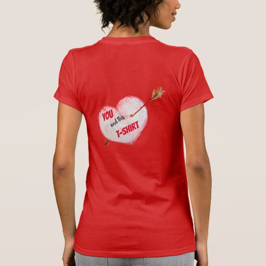 I love you and this shirt tシャツ (裏面)
