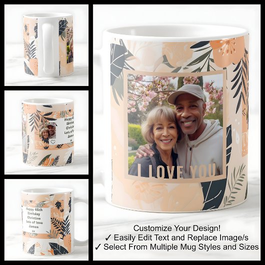 I Love You Any Person誕生日写真Mag 006 コーヒーマグカップ