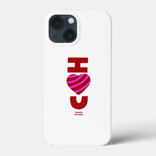 I Love You Apple iPhone 13 Mini Case Case-Mate iPhoneケース (裏面)