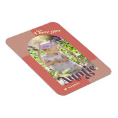 I Love You Auntieレトロ写真 マグネット (右側)