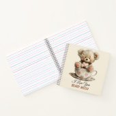 I Love You Beary Much In Cup Postcard ノートブック (内部)