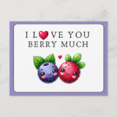 I Love You Berry Muchポストカード ポストカード (正面)