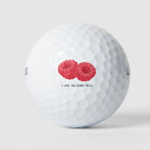 「I Love You Berry Much」スイートで遊び心のあるラズベリー ゴルフボール