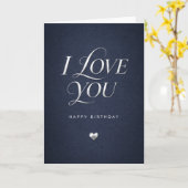 i love you birthday card for men  カード (黄色い花)