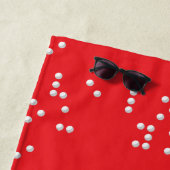 I love you (Braille) ビーチタオル (インサイチュ)