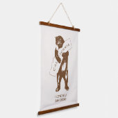 I love you California Bear Map Custom City 吊り下げ型タペストリー (傾斜あり)