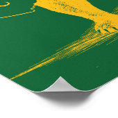 I Love You California--Green and Gold ポスター (角)