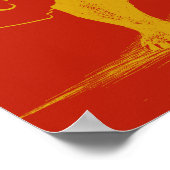 I Love You California--Red and Gold ポスター (角)