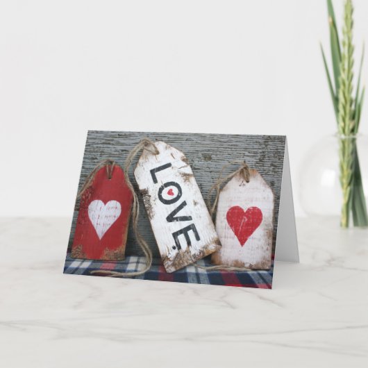 I Love You Card - Loveラベル シーズンカード (正面)