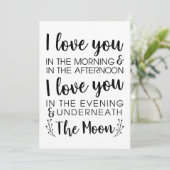 I love You Card, Valentines Day & Anniversary Card シーズンカード (スタンド正面)