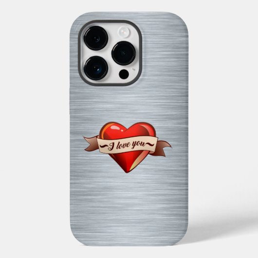 I Love You Case-Mate iPhone Case Case-Mate iPhoneケース (裏面)