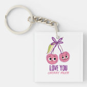 I LOVE YOU CHERRY MUCH キーホルダー (正面)