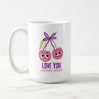 I LOVE YOU CHERRY MUCH コーヒーマグカップ