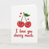 I Love You Cherry Much Card カード (正面)
