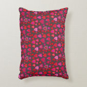 I love you, christmas heart pattern アクセントクッション (正面(垂直))