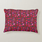 I love you, christmas heart pattern アクセントクッション (裏面)