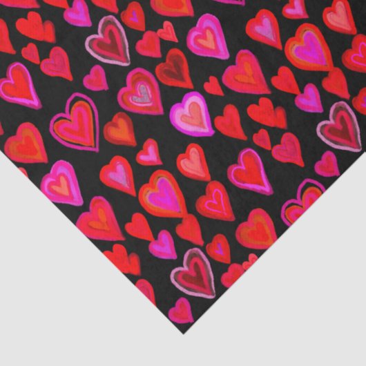 I love you, christmas heart pattern 薄葉紙 (詳細)