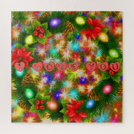 I Love You Christmas & New Yearジグソーパズル ジグソーパズル