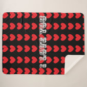 I LOVE YOU Comfy Sherpa Blanket シェルパブランケット (正面(横))