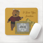 I Love You Cute Bear追加フォトマウスパッド マウスパッド (マウス)