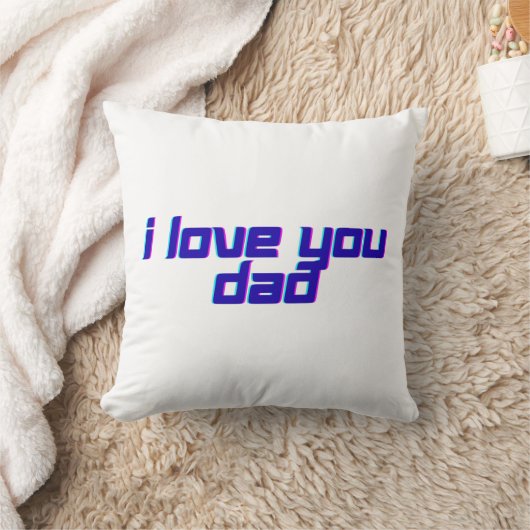 I Love You Dad クッション (ブランケット)
