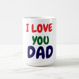 I love you Dad Elegant  コーヒーマグカップ